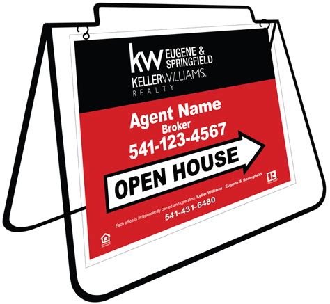 keller williams open house signs metal a-frame|Keller Williams. A Frames .